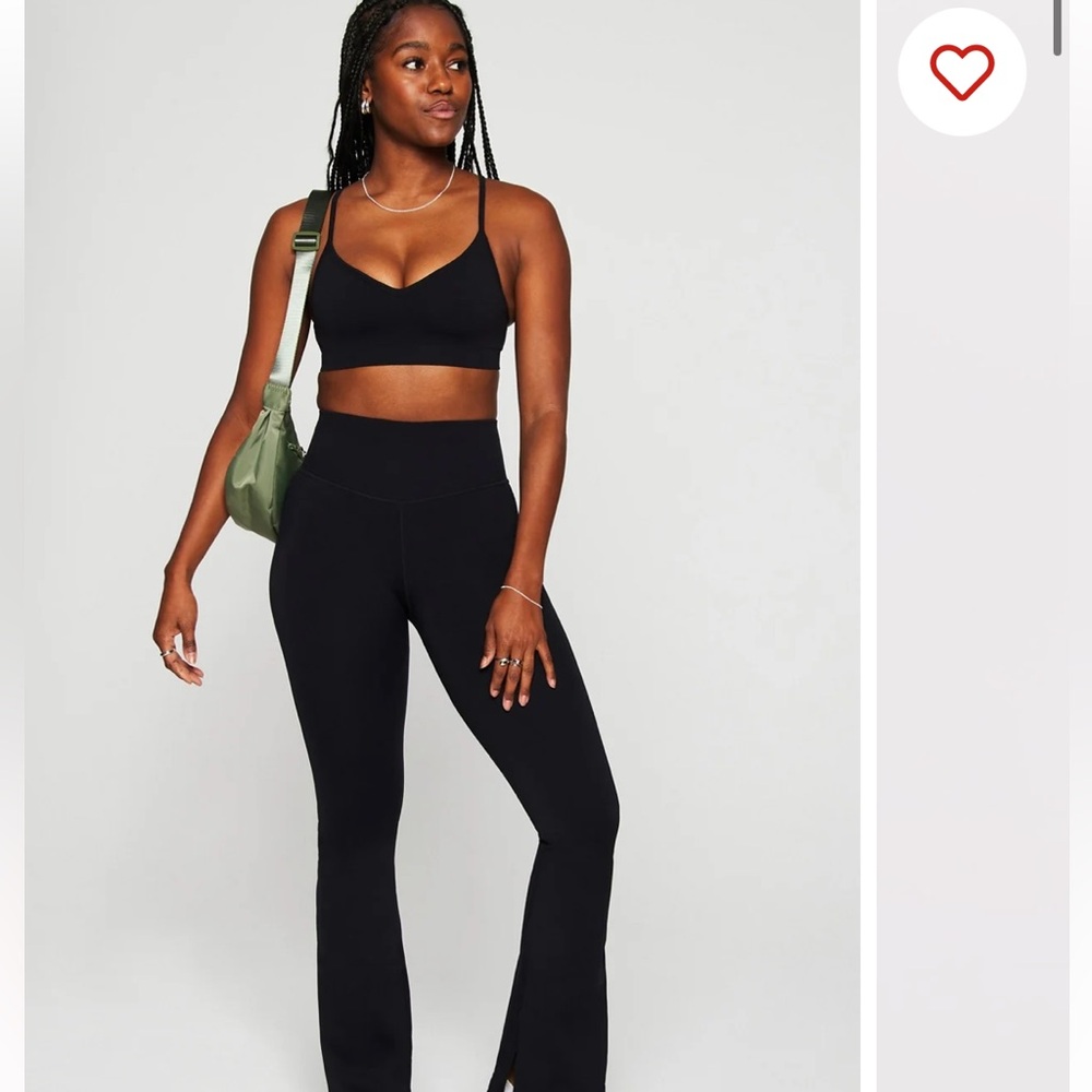 Fabletics Sleek Seamless High-Waisted Flare Leggings